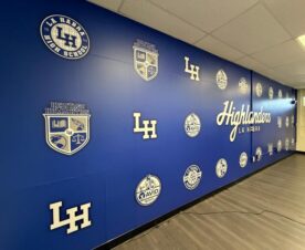 Custom wall wraps and printed wallpaper for schools in orange county, ca