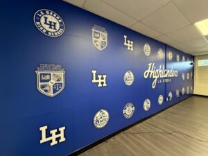 Custom wall wraps and printed wallpaper for schools in orange county, ca
