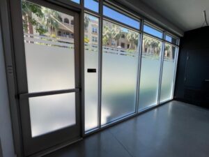 frosted privacy film for offices in anaheim, ca