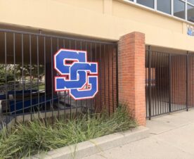 Custom cut aluminum high school logos in los angeles, ca