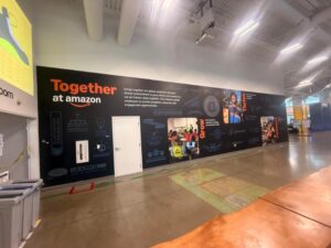 Together at Amazon Wall Wraps and graphics in Los ANgeles, CA