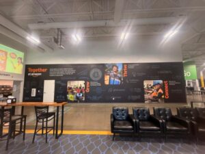 Together at Amazon Wall wraps and graphics in Riverside, CA